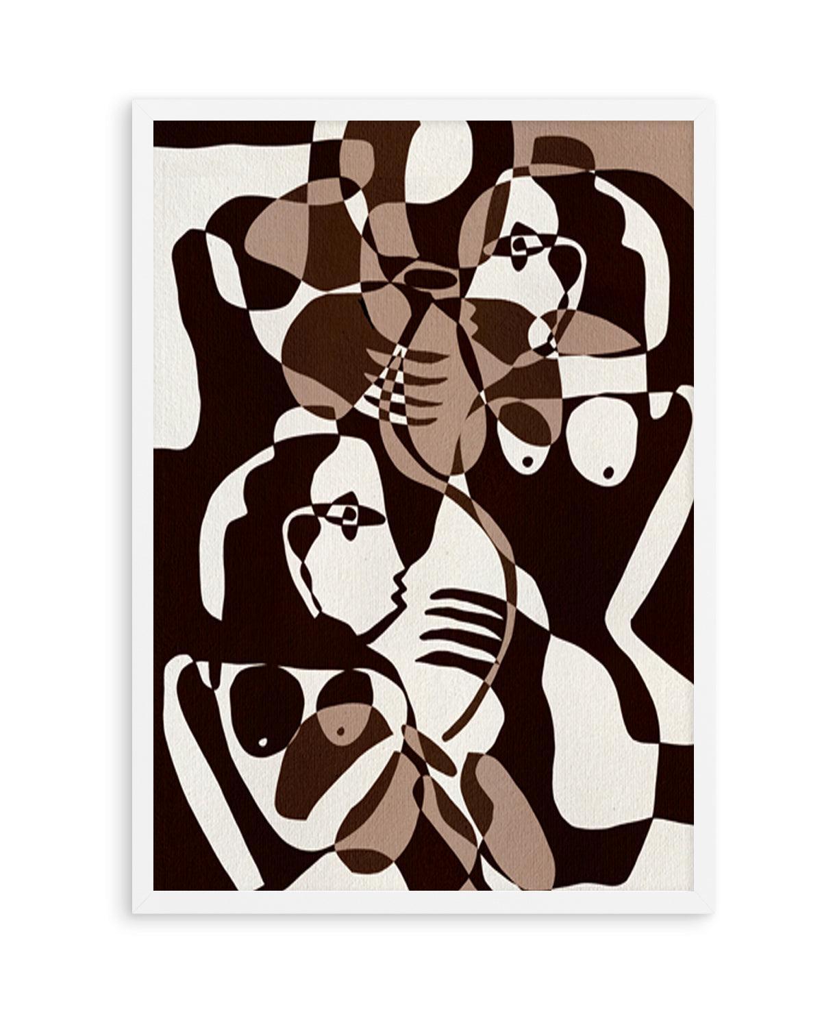 Subtle Ties by Shatha Al Dafai | Art Print from Olive et Oriel where you can shop wallpaper and artworks online