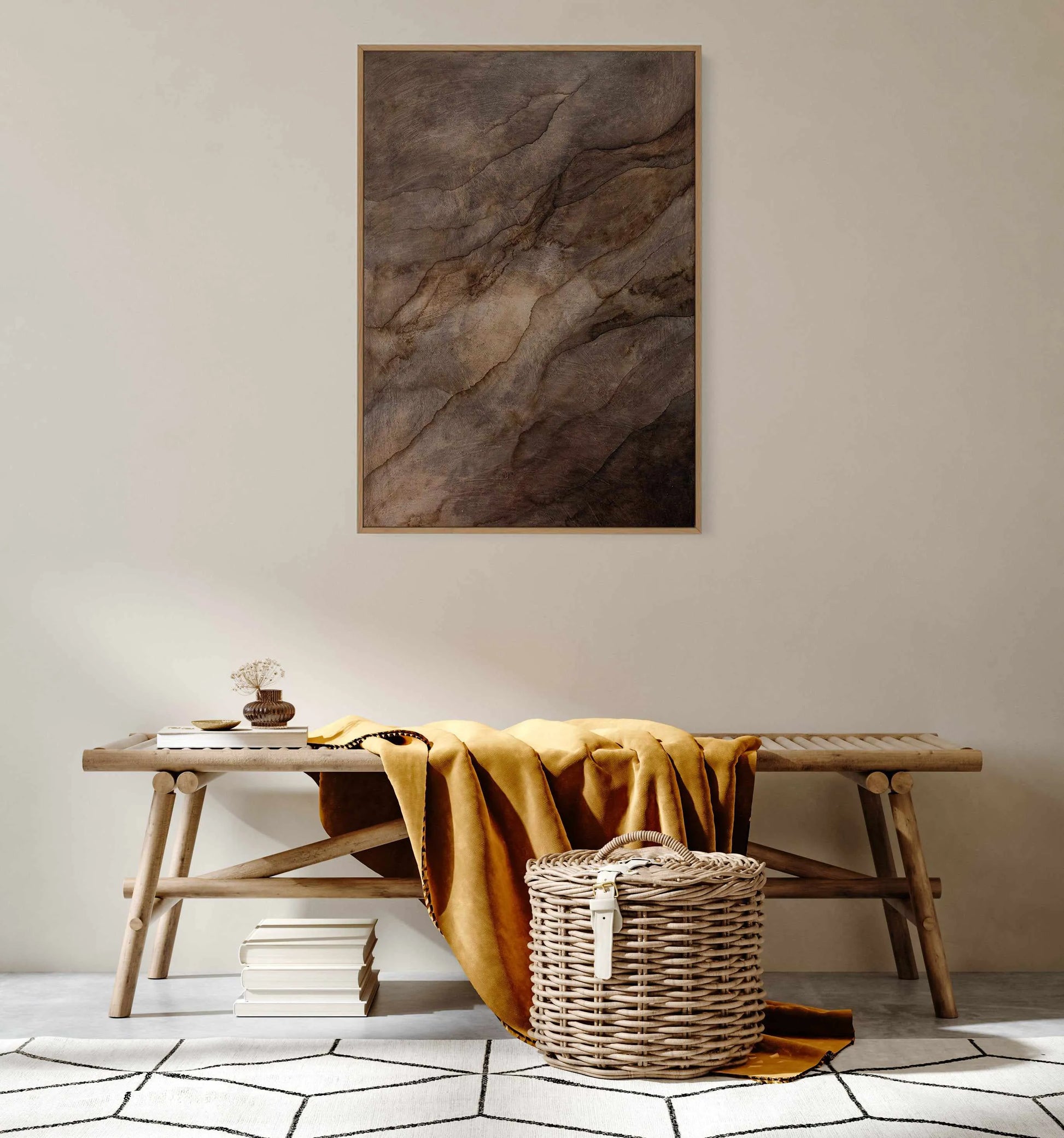 Subtle Shift by Irina Ventresca | Framed Canvas Art Print from Olive et Oriel where you can shop wallpaper and artworks online