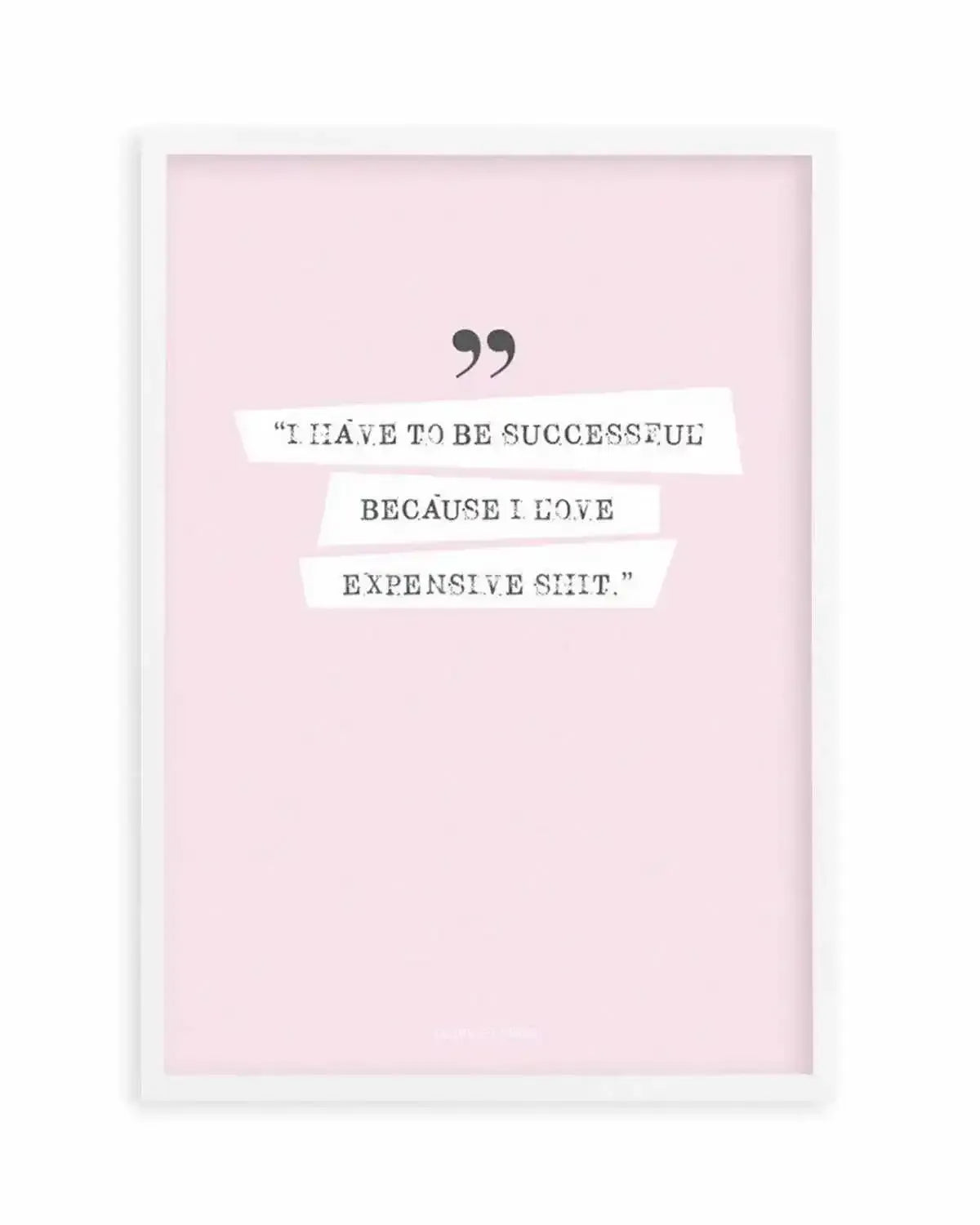 Success 101 | 2 Colour Options Art Print from Olive et Oriel where you can shop wallpaper and artworks online