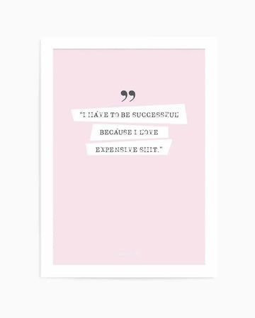 Success 101 | 2 Colour Options Art Print from Olive et Oriel where you can shop wallpaper and artworks online