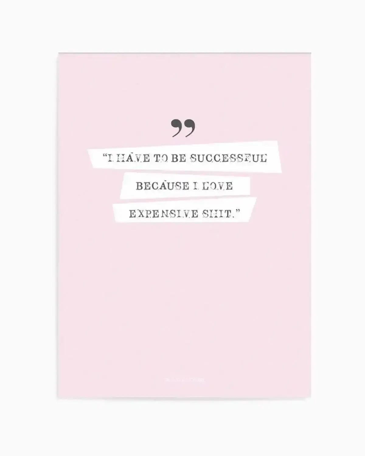 Success 101 | 2 Colour Options Art Print from Olive et Oriel where you can shop wallpaper and artworks online