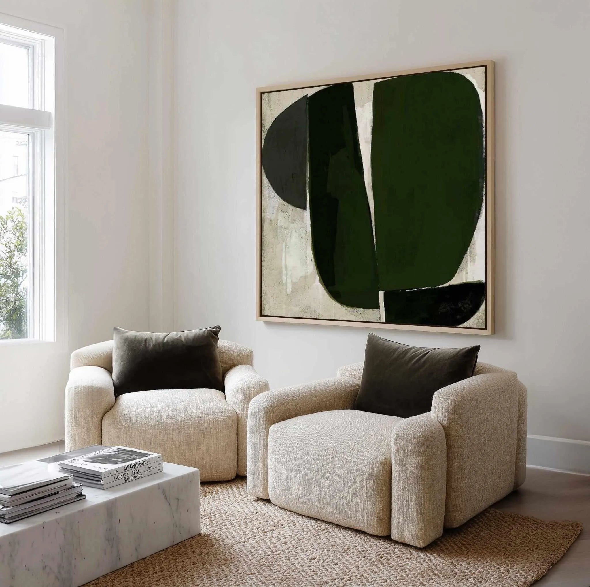 Succulent by Marco Marella | Framed Canvas Art Print from Olive et Oriel where you can shop wallpaper and artworks online