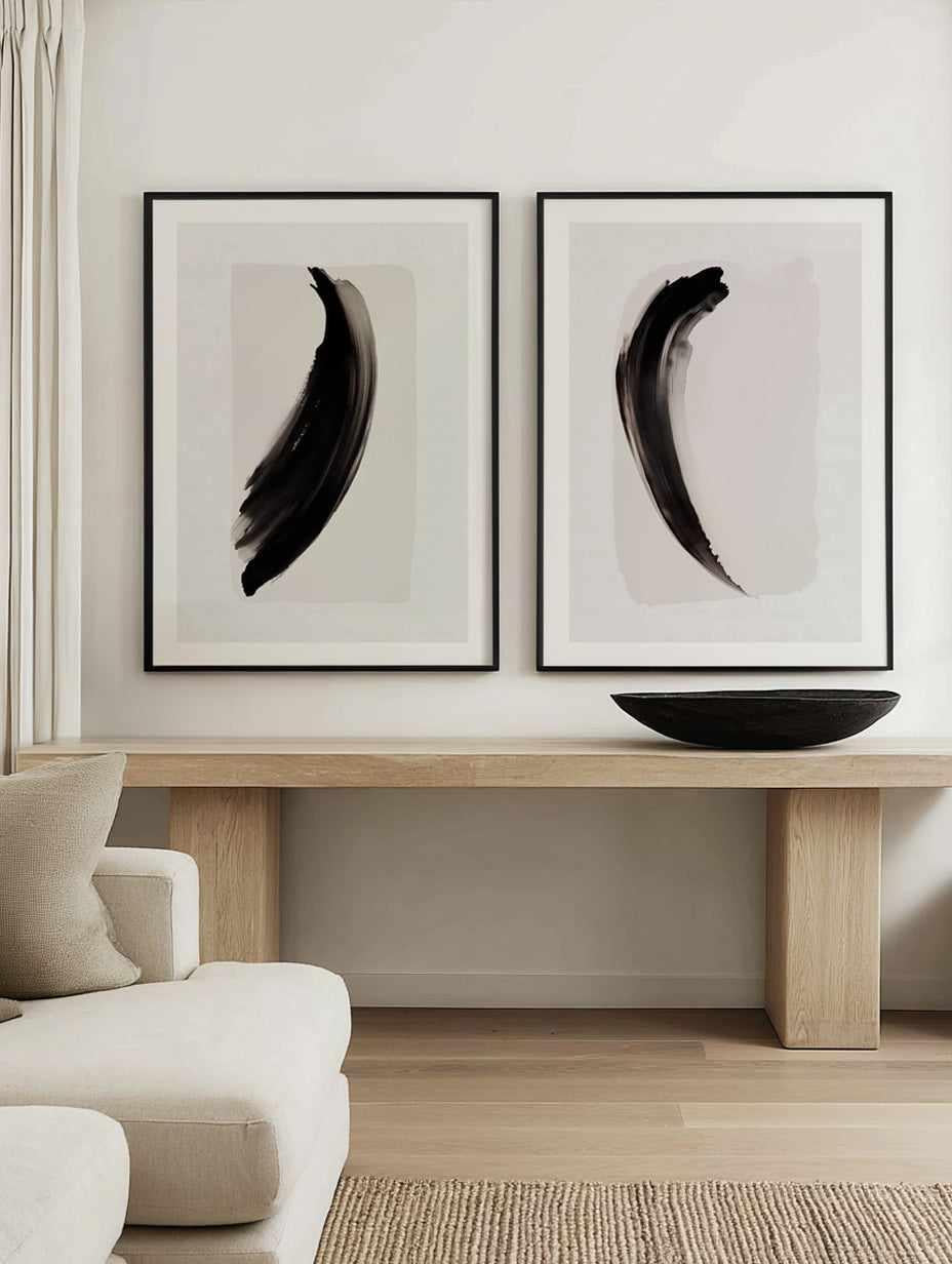Sumiya I & II Art Print Set of 2 | Matching Wall Art from Olive et Oriel where you can shop wallpaper and artworks online