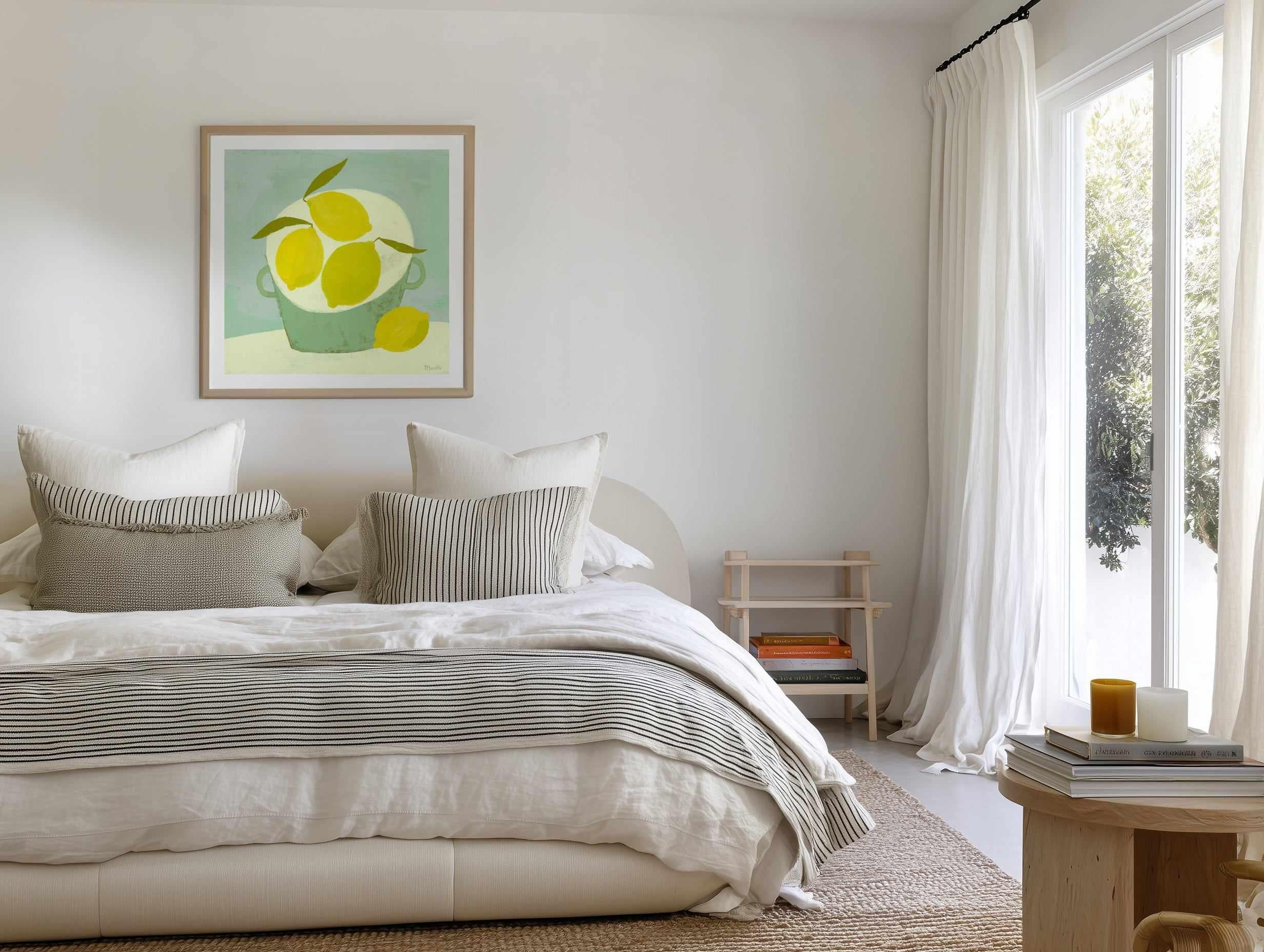 Summer Basket by Marco Marella | Art Print from Olive et Oriel where you can shop wallpaper and artworks online