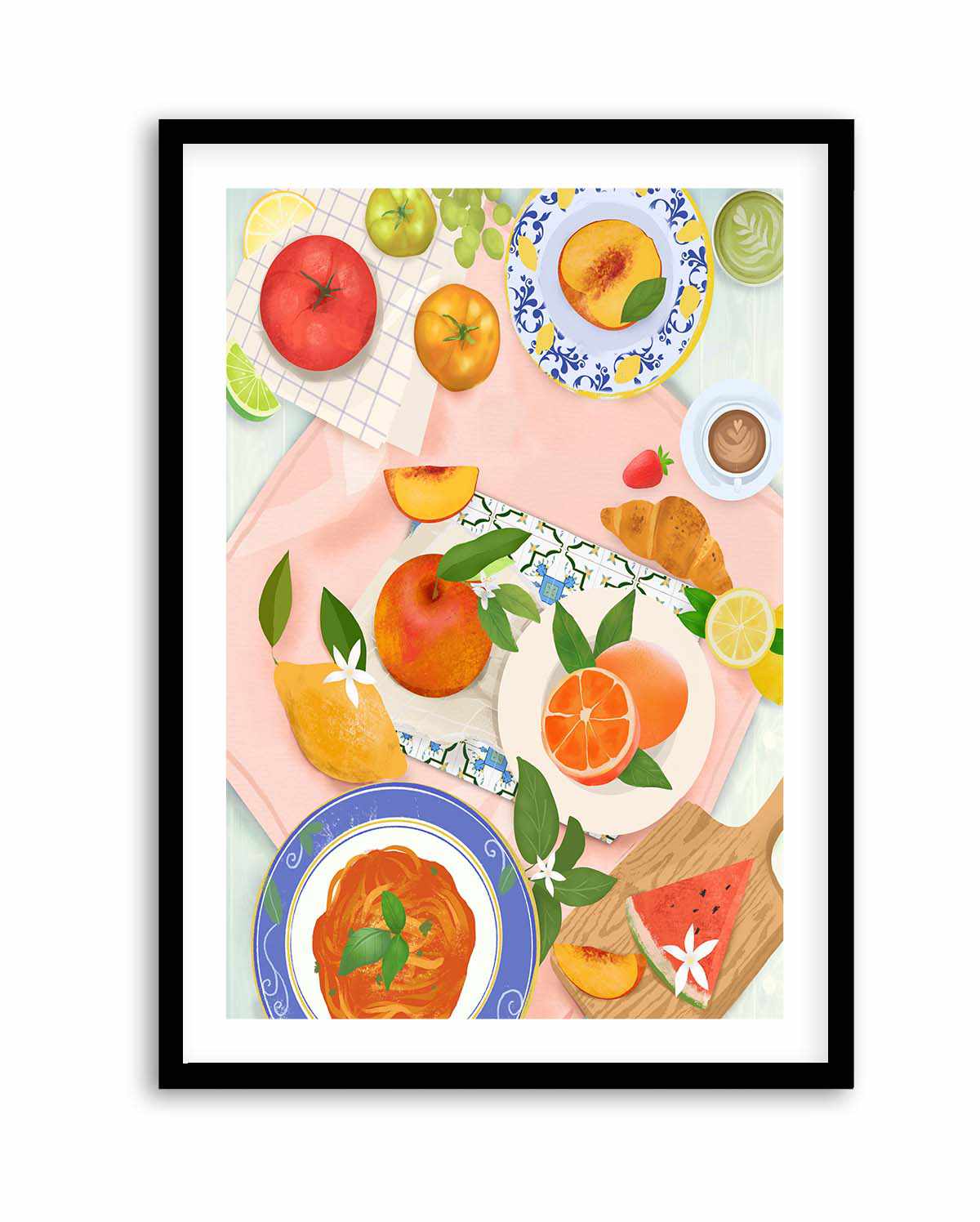 Summer Brunch By Petra Lizde | Art Print