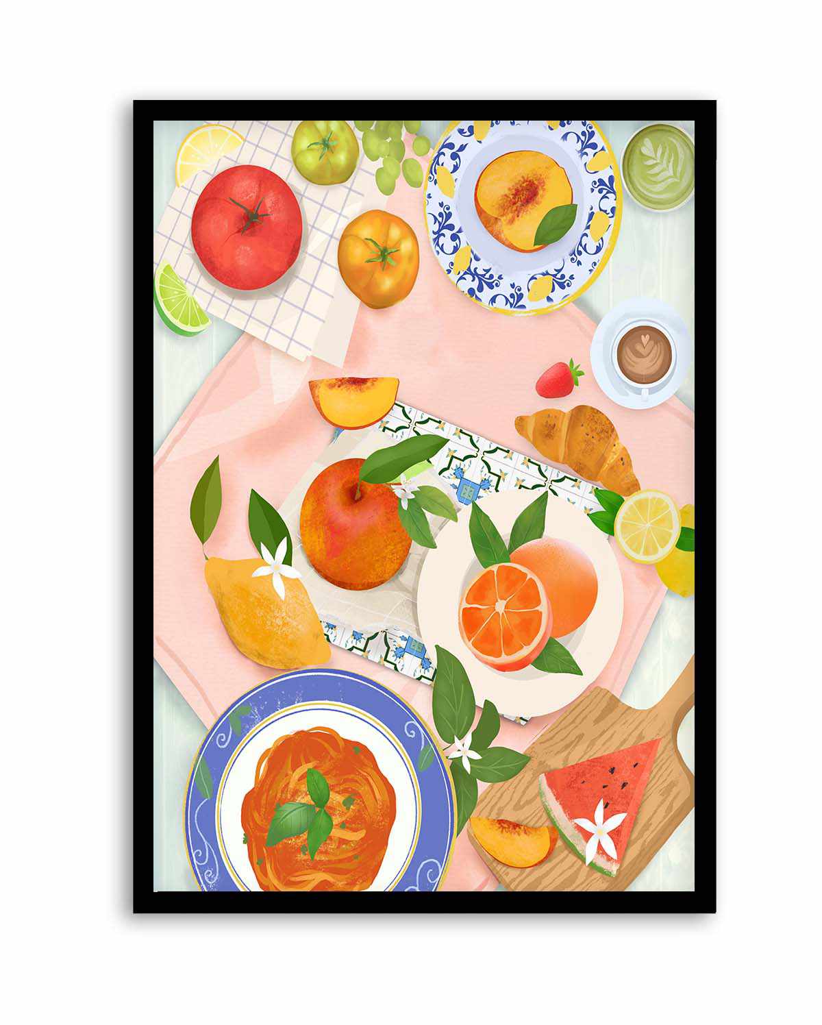 Summer Brunch By Petra Lizde | Art Print