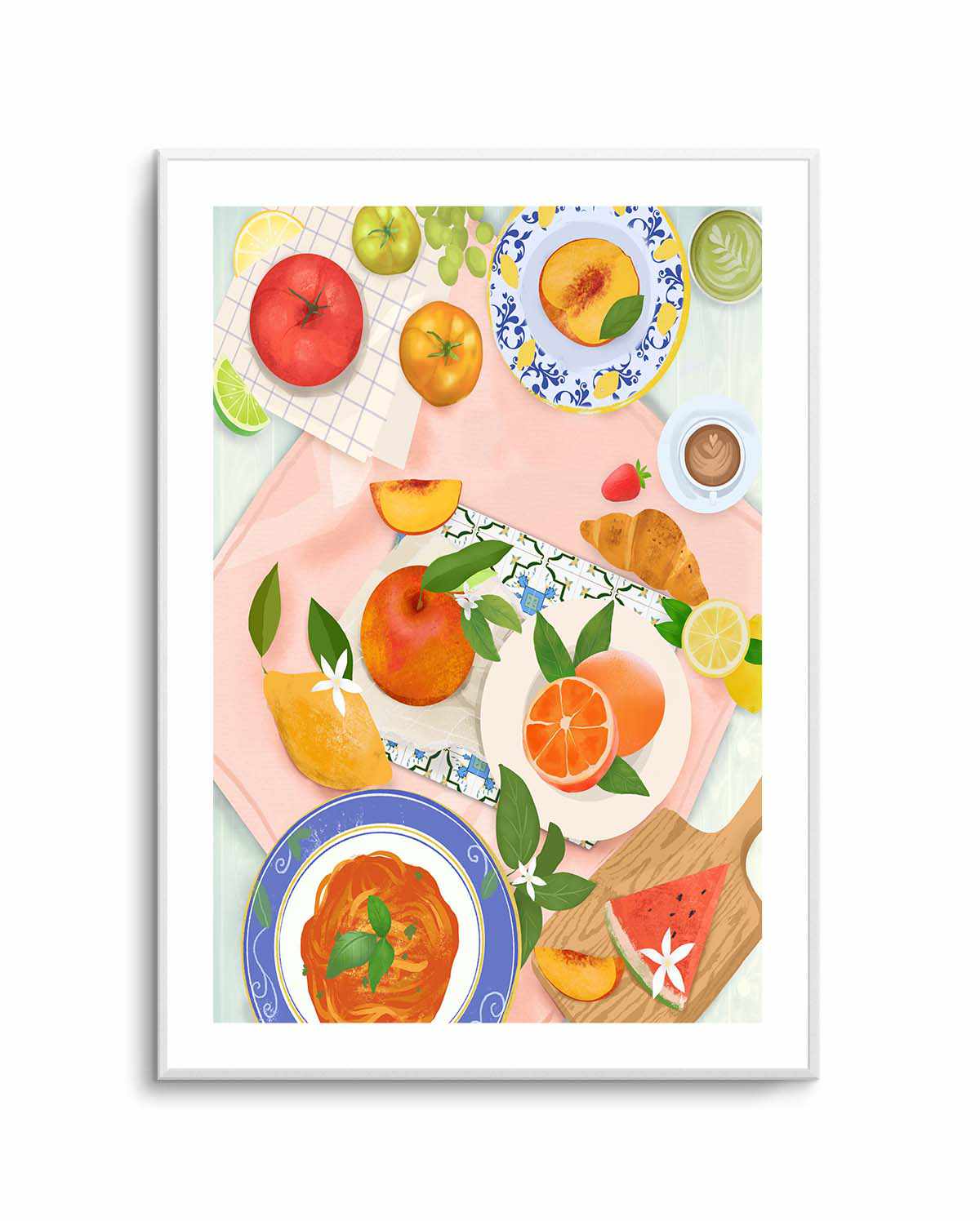 Summer Brunch By Petra Lizde | Art Print