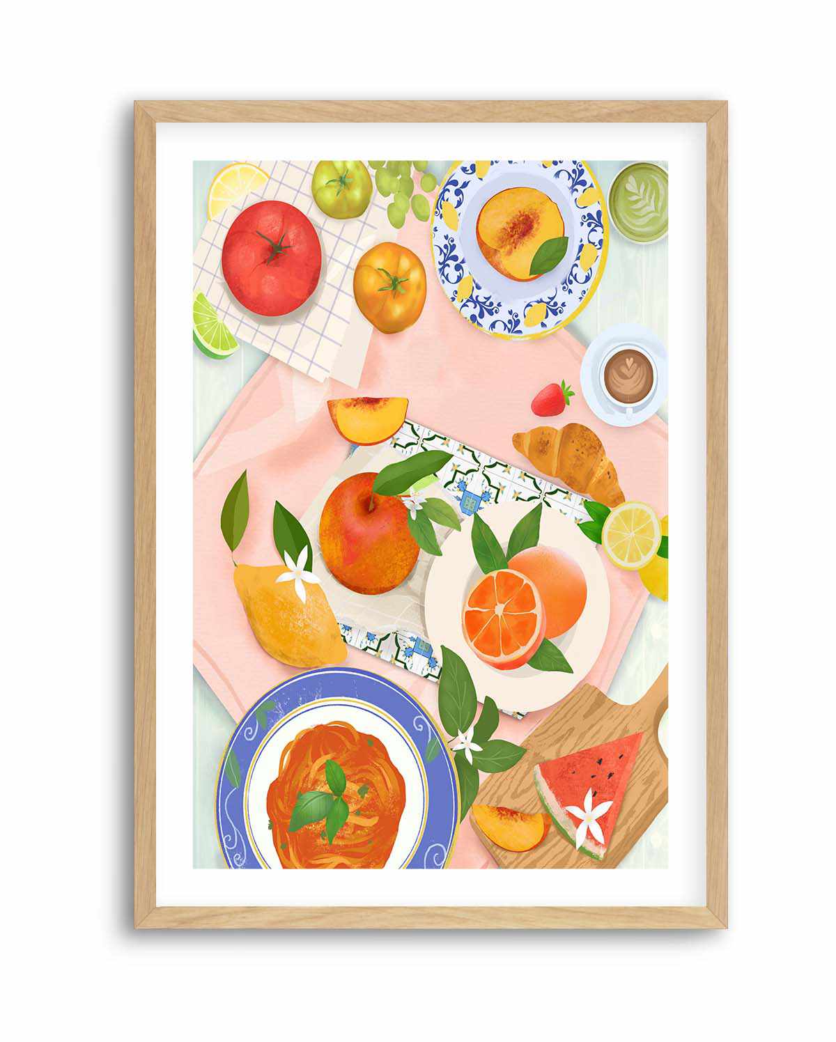 Summer Brunch By Petra Lizde | Art Print