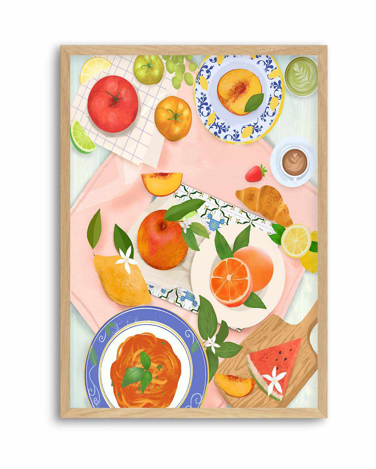 Summer Brunch By Petra Lizde | Art Print