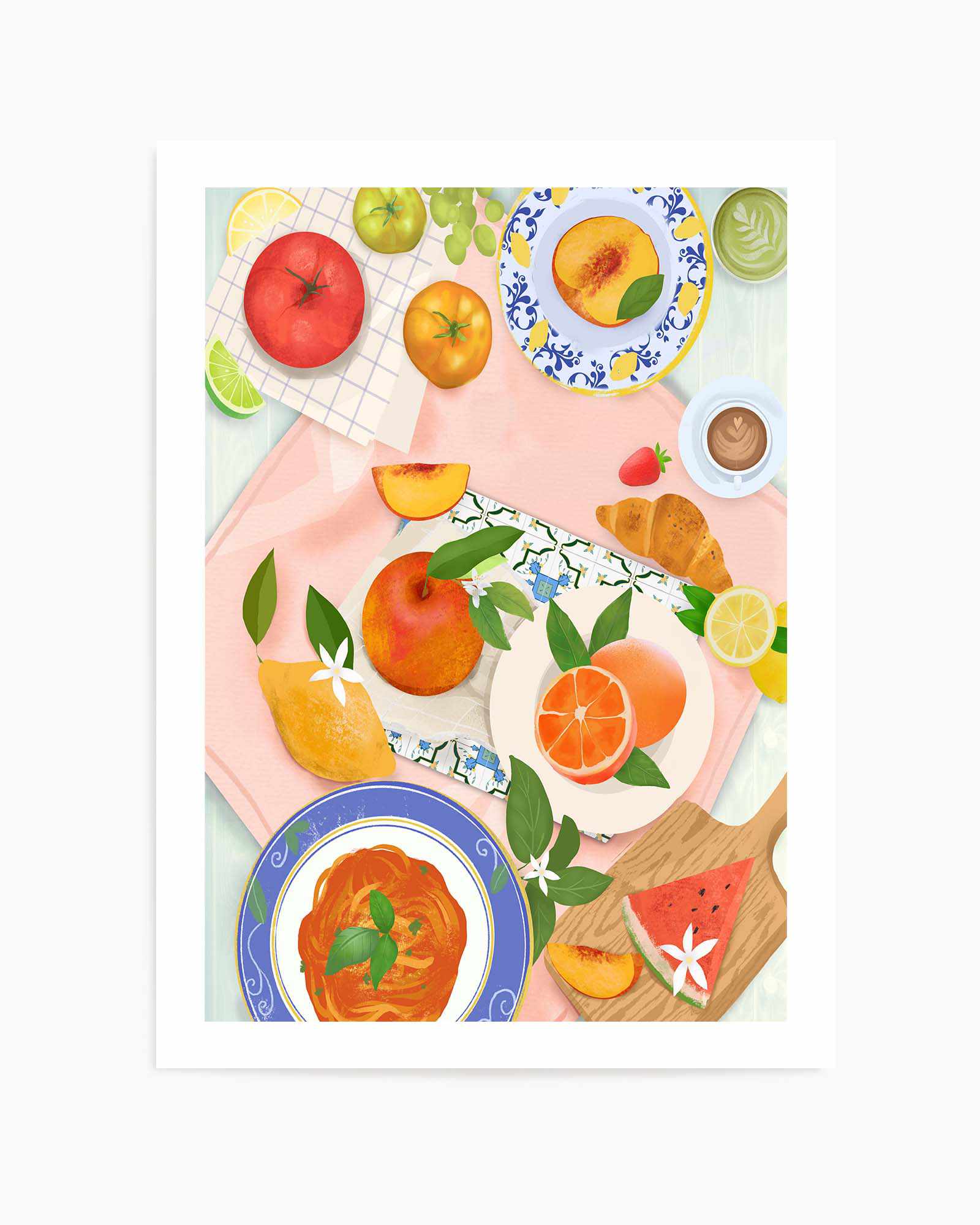 Summer Brunch By Petra Lizde | Art Print