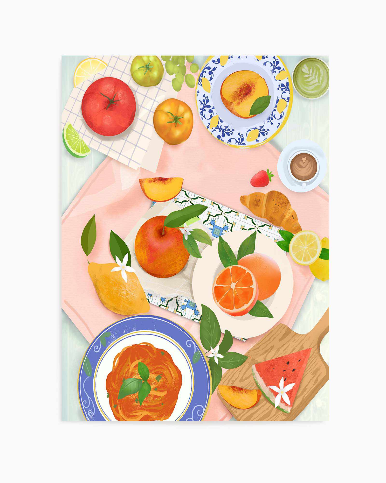 Summer Brunch By Petra Lizde | Art Print