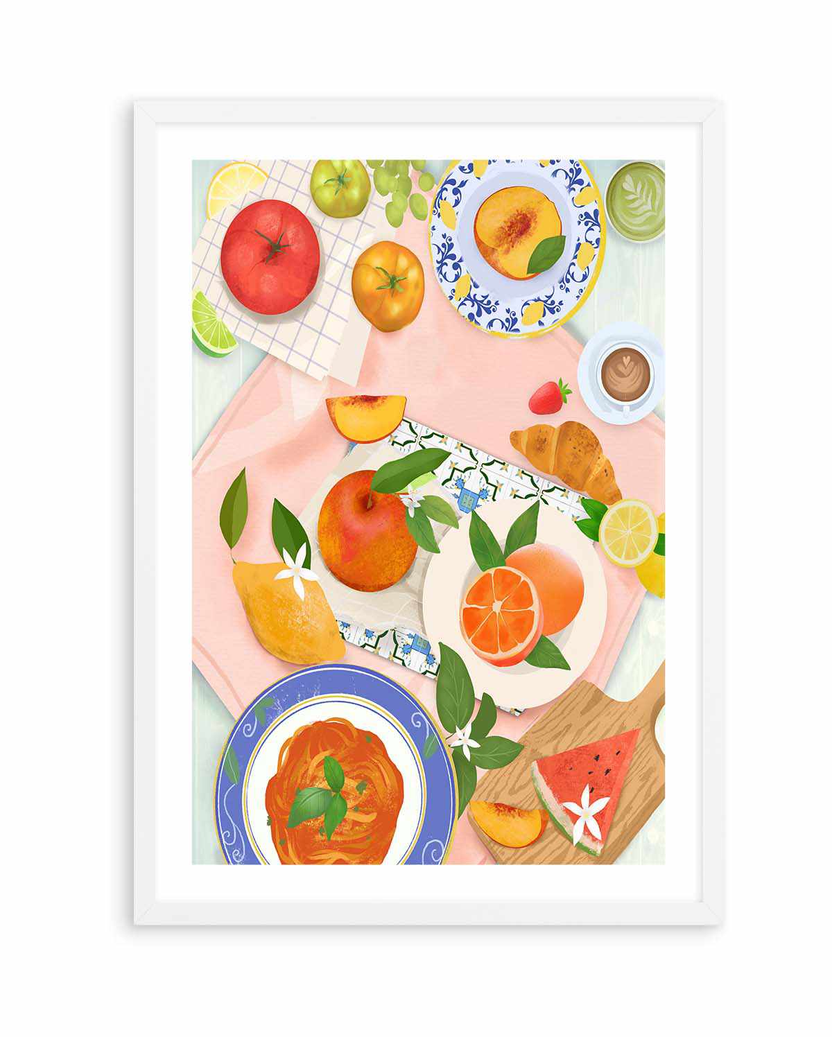 Summer Brunch By Petra Lizde | Art Print