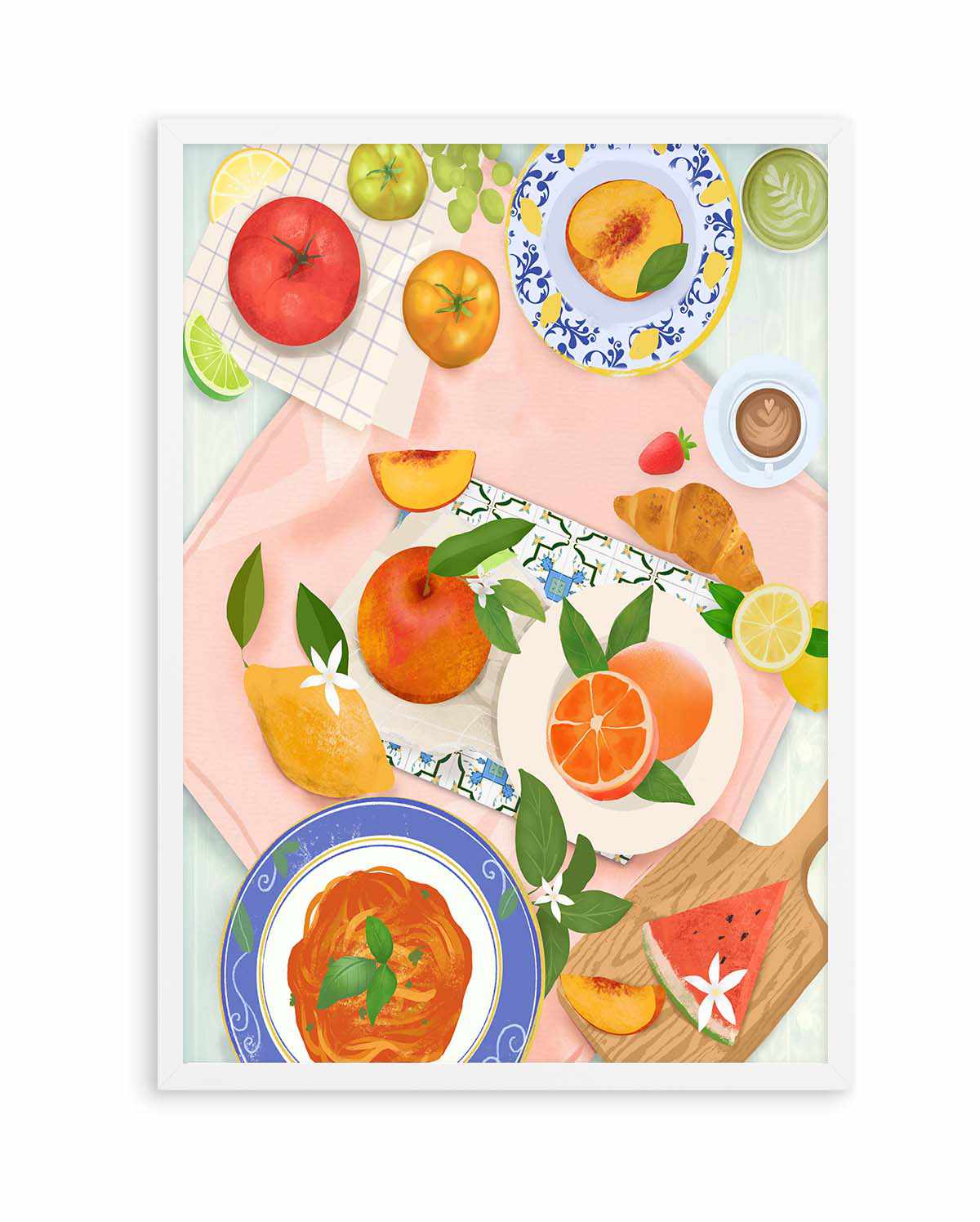 Summer Brunch By Petra Lizde | Art Print