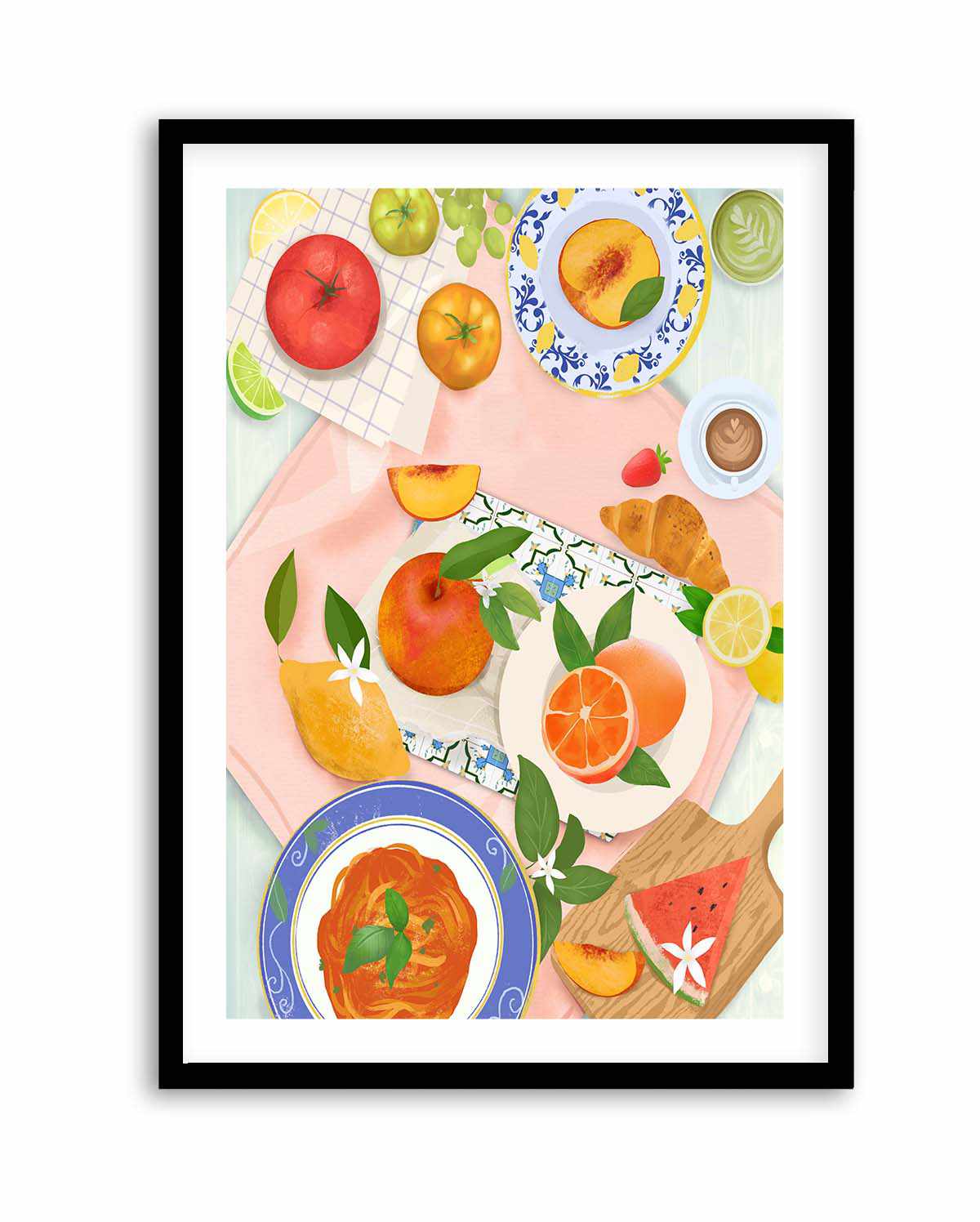 Summer Brunch by Petra Lizde | Art Print