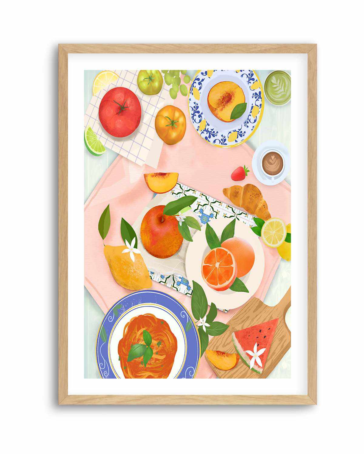 Summer Brunch by Petra Lizde | Art Print