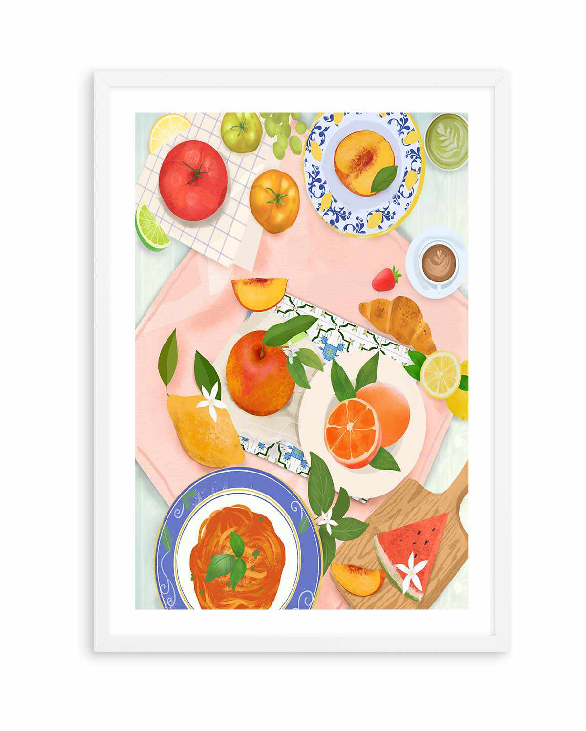 Summer Brunch by Petra Lizde | Art Print