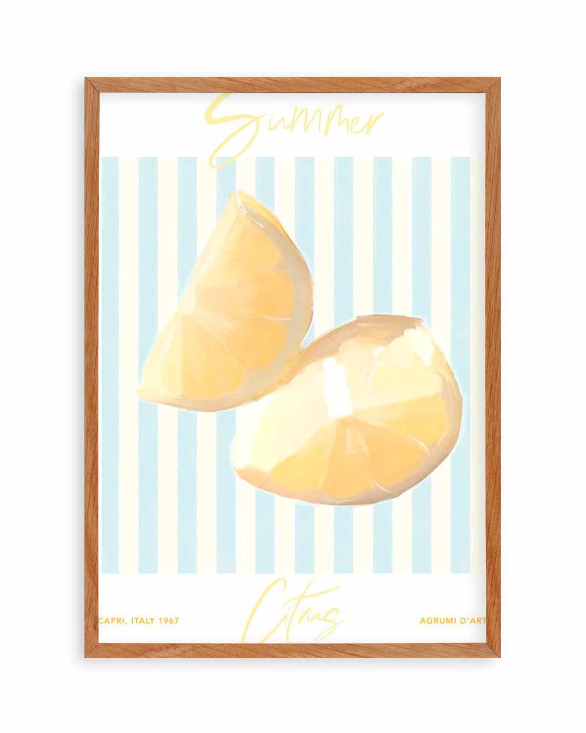 Summer Citrus Art Print