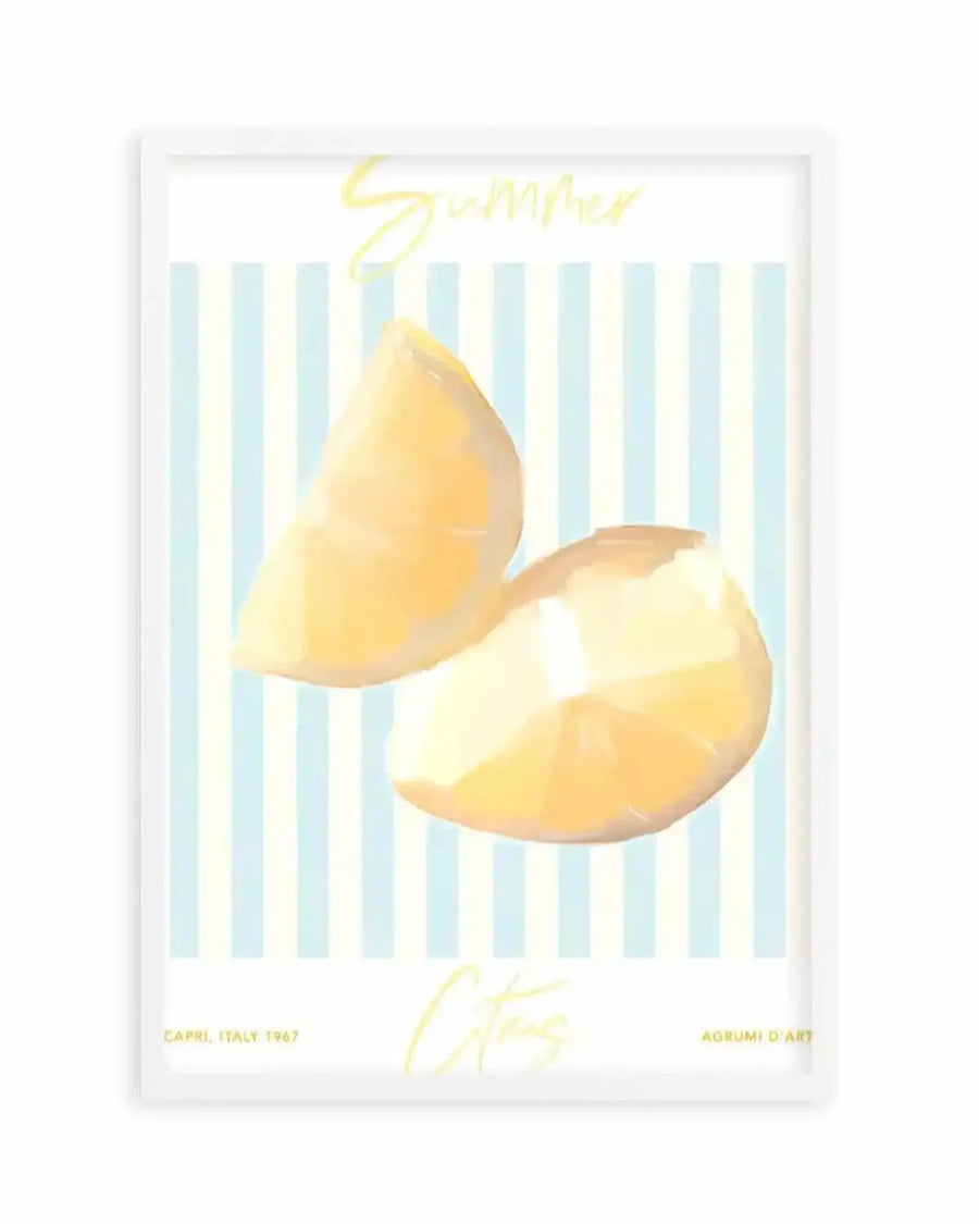 Summer Citrus Art Print from Olive et Oriel where you can shop wallpaper and artworks online