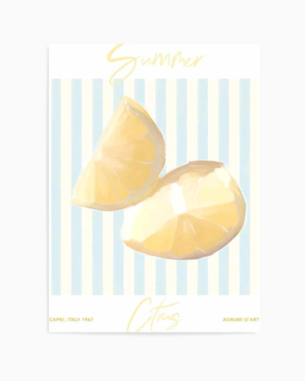 Summer Citrus Art Print