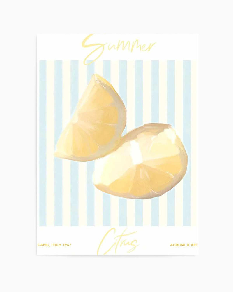 Summer Citrus Art Print