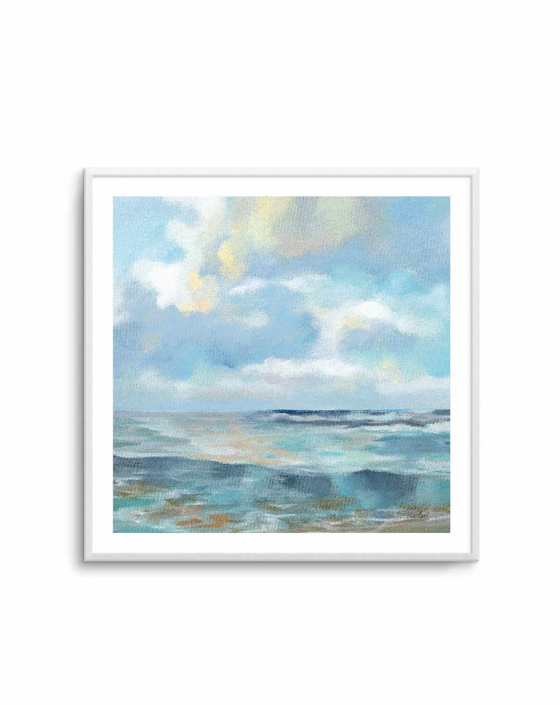 Summer Clouds Light Sq | Art Print