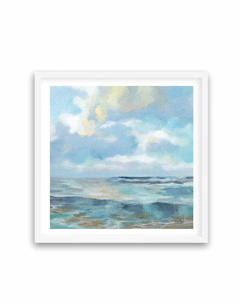 Summer Clouds Light Sq | Art Print