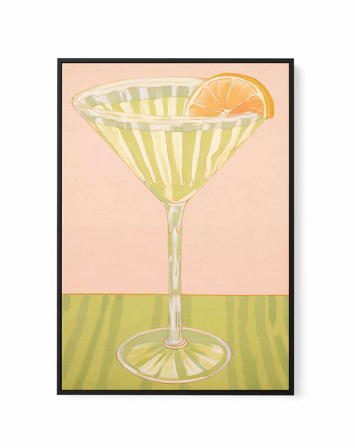Summer Cocktails | Framed Canvas Art Print from Olive et Oriel where you can shop wallpaper and artworks online