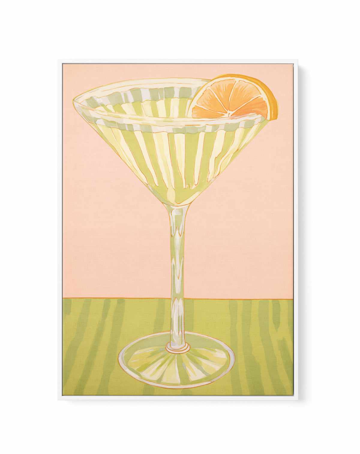 Summer Cocktails | Framed Canvas Art Print from Olive et Oriel where you can shop wallpaper and artworks online
