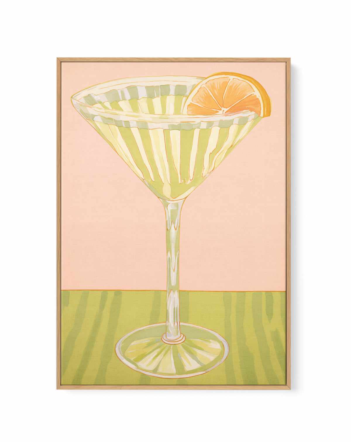 Summer Cocktails | Framed Canvas Art Print from Olive et Oriel where you can shop wallpaper and artworks online