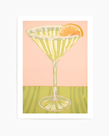 Summer Cocktails | Art Print from Olive et Oriel where you can shop wallpaper and artworks online