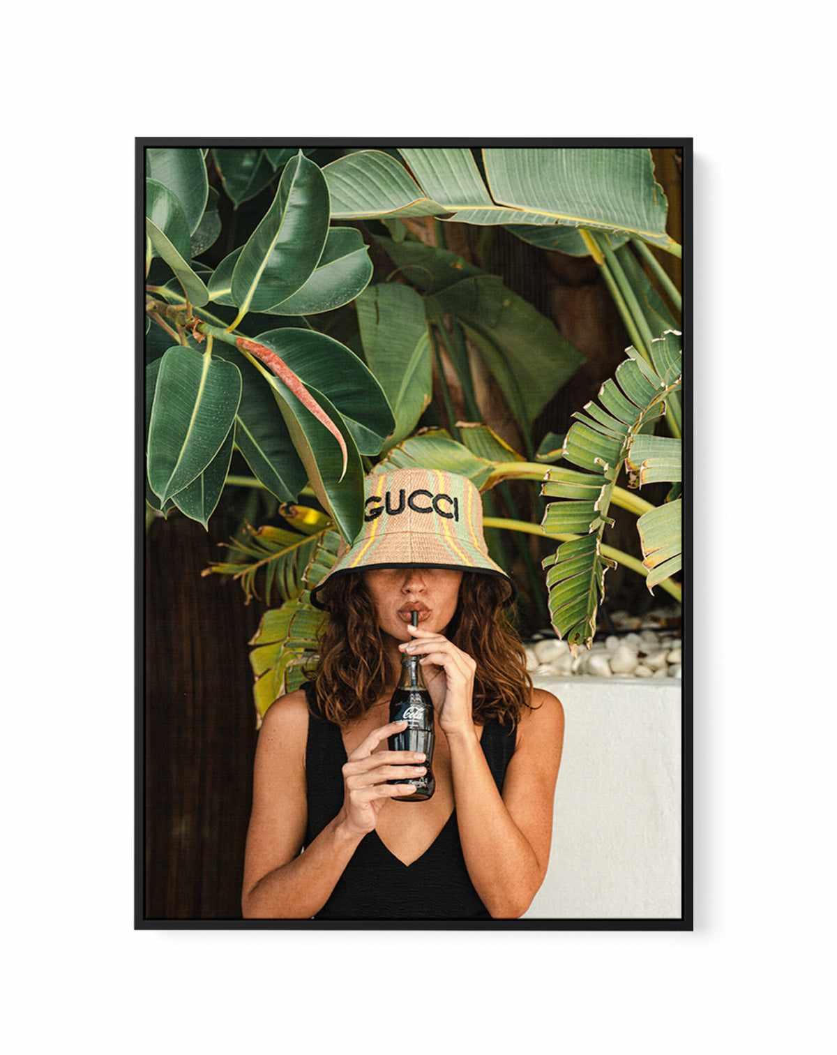 Summer Cola - Colour by Teigan Geercke | Framed Canvas Art Print from Olive et Oriel where you can shop wallpaper and artworks online