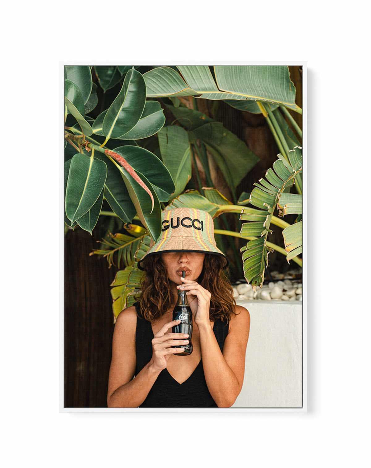 Summer Cola - Colour by Teigan Geercke | Framed Canvas Art Print from Olive et Oriel where you can shop wallpaper and artworks online