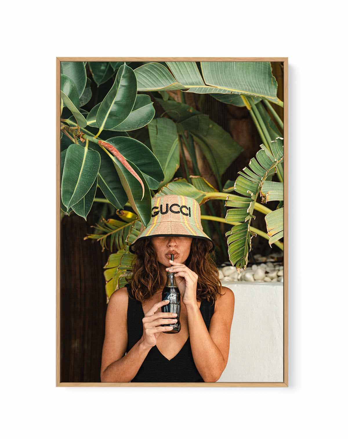 Summer Cola - Colour by Teigan Geercke | Framed Canvas Art Print from Olive et Oriel where you can shop wallpaper and artworks online