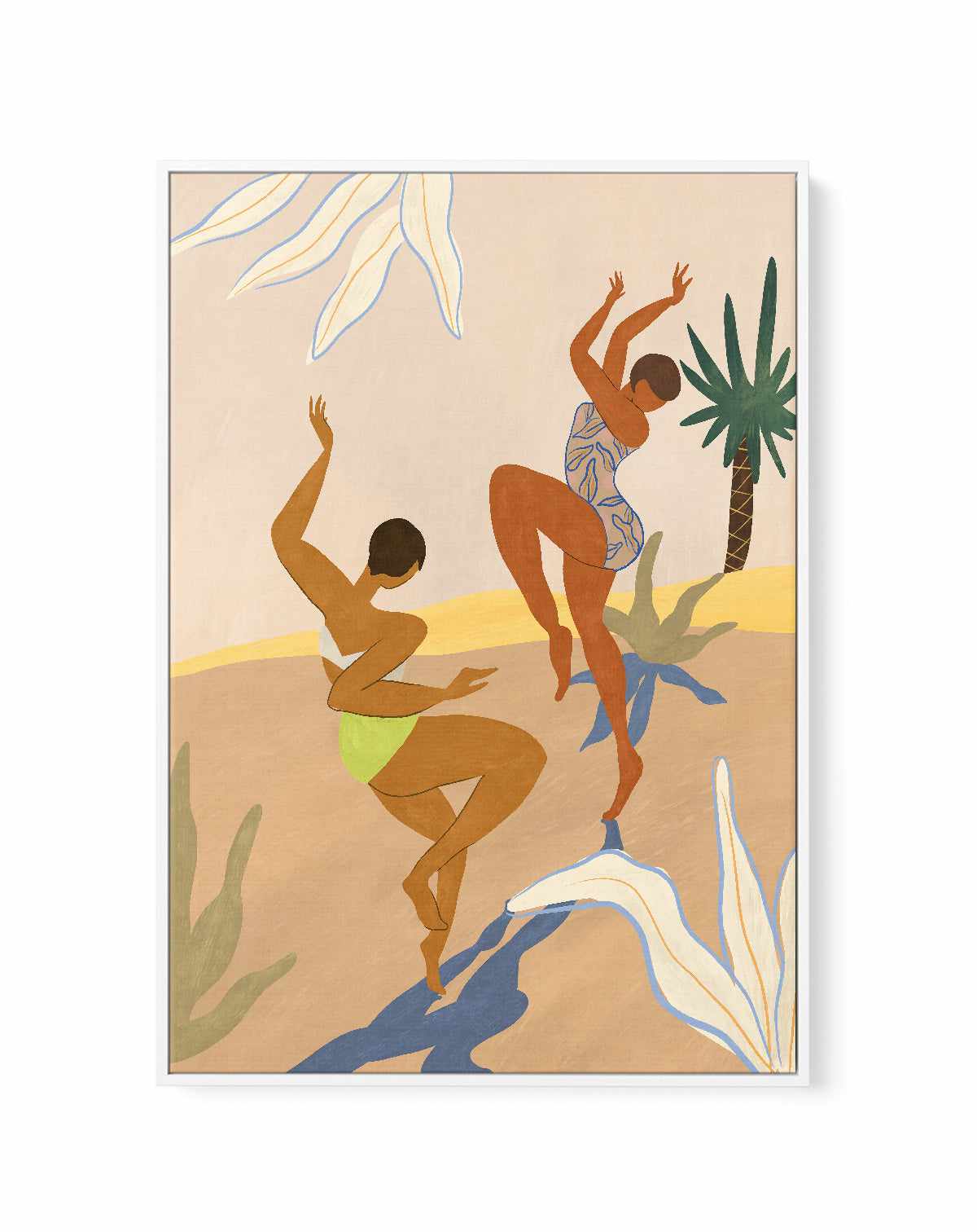 Summer Dance by Arty Guava | Framed Canvas Art Print