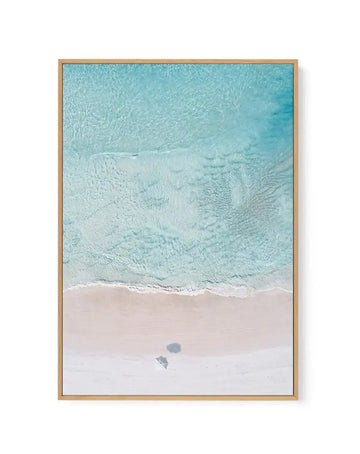 Summer Days Esperance | Aerial Photo Wall Framed Canvas Art Print aqua coastal art print
