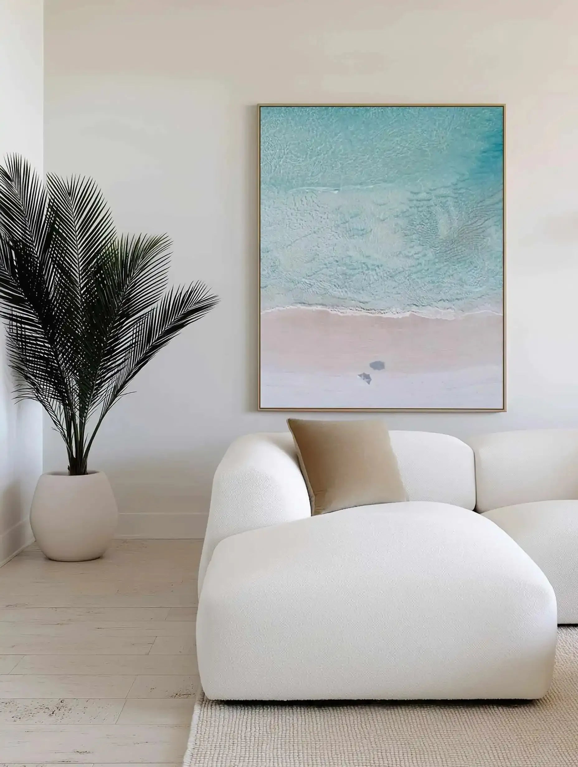 Summer Days Esperance | Aerial Photo Wall Framed Canvas Art Print from Olive et Oriel where you can shop wallpaper and artworks online