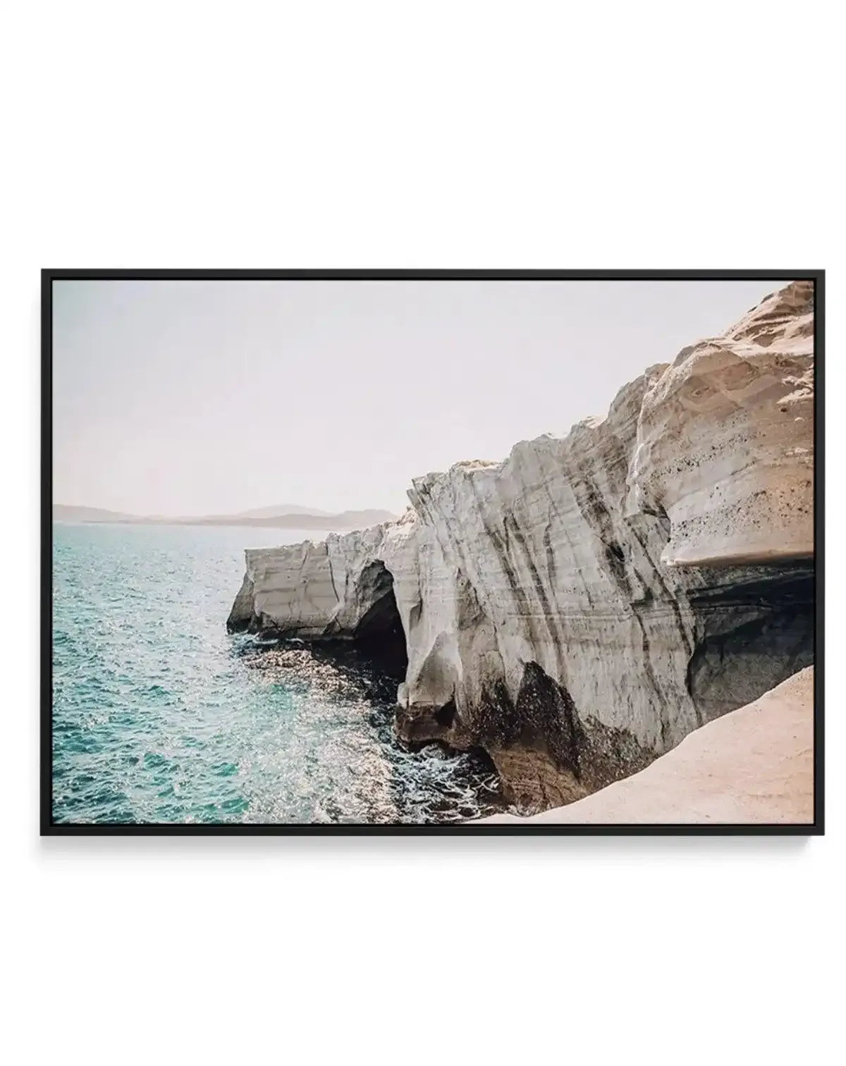 Summer Days | Greece | Framed Canvas-Shop Greece Wall Art Prints Online with Olive et Oriel - Our collection of Greek Islands art prints offer unique wall art including blue domes of Santorini in Oia, mediterranean sea prints and incredible posters from Milos and other Greece landscape photography - this collection will add mediterranean blue to your home, perfect for updating the walls in coastal, beach house style. There is Greece art on canvas and extra large wall art with fast, free shipping