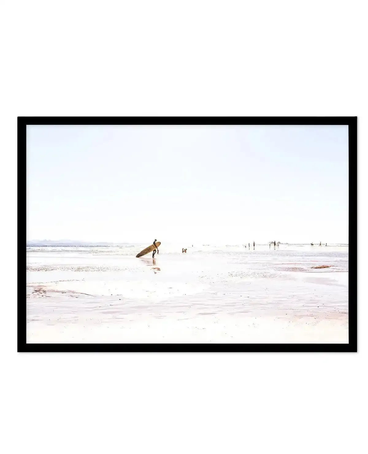 Summer Days | Wategos Art Print-PRINT-Olive et Oriel-Olive et Oriel-A4 | 8.3" x 11.7" | 21 x 29.7cm-Black-With White Border-Buy-Australian-Art-Prints-Online-with-Olive-et-Oriel-Your-Artwork-Specialists-Austrailia-Decorate-With-Coastal-Photo-Wall-Art-Prints-From-Our-Beach-House-Artwork-Collection-Fine-Poster-and-Framed-Artwork