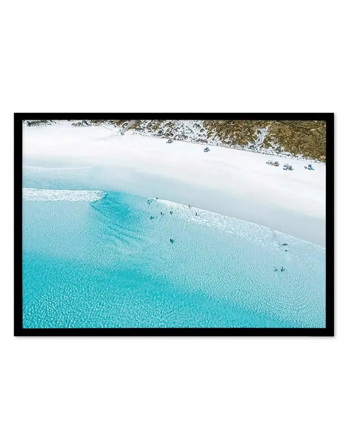 Summer Days Wharton Beach | Aerial Photo Wall Art Print from Olive et Oriel where you can shop wallpaper and artworks online