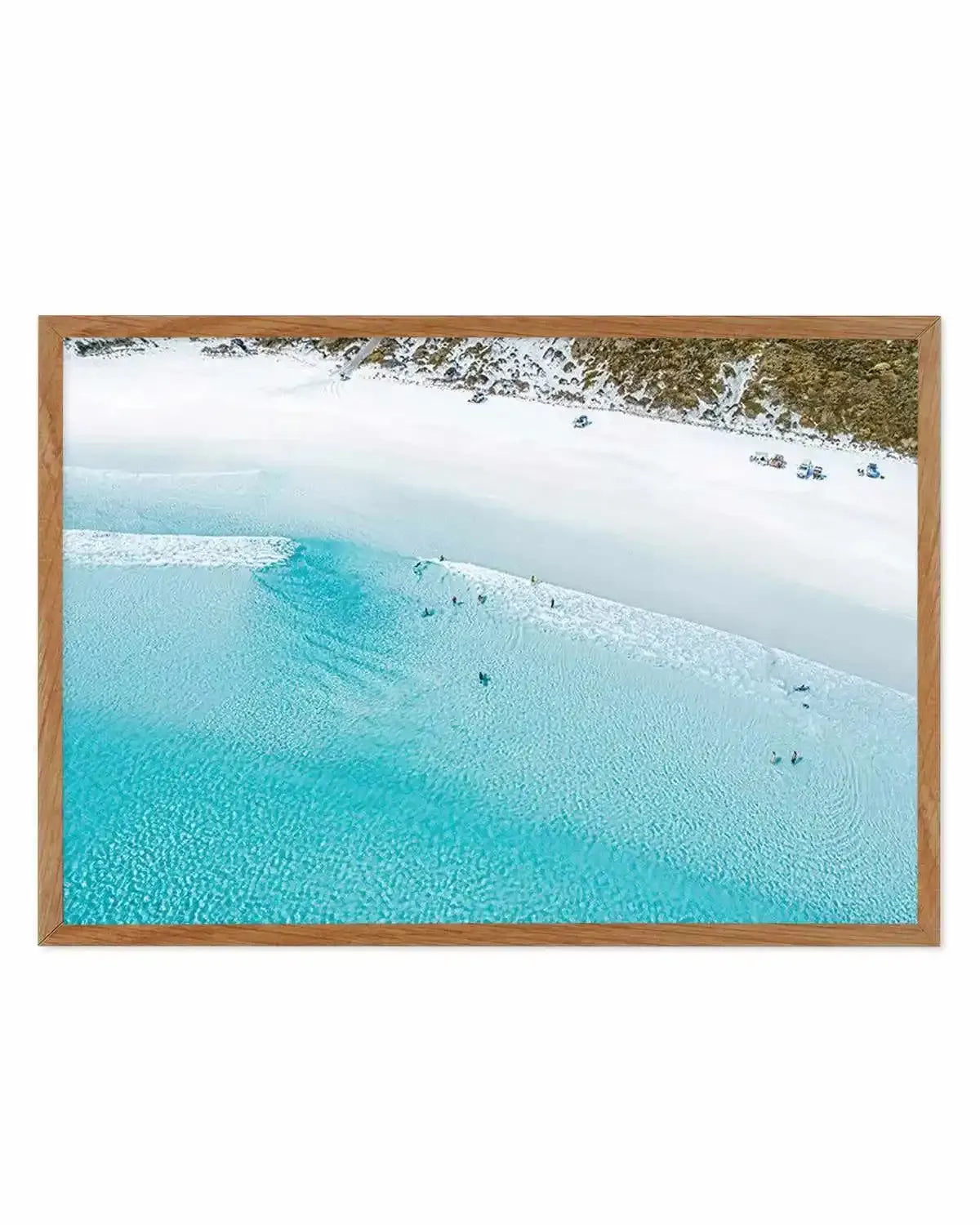 Summer Days Wharton Beach | Aerial Photo Wall Art Print from Olive et Oriel where you can shop wallpaper and artworks online