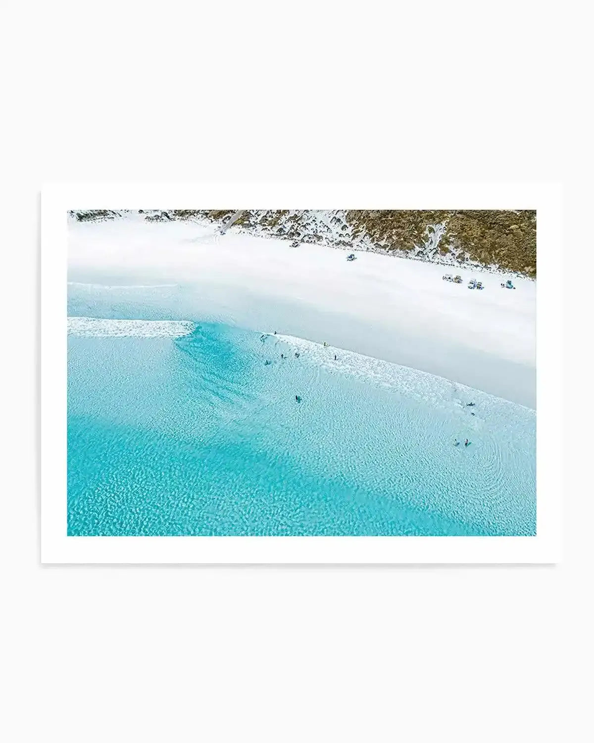 Summer Days Wharton Beach | Aerial Photo Wall Art Print from Olive et Oriel where you can shop wallpaper and artworks online