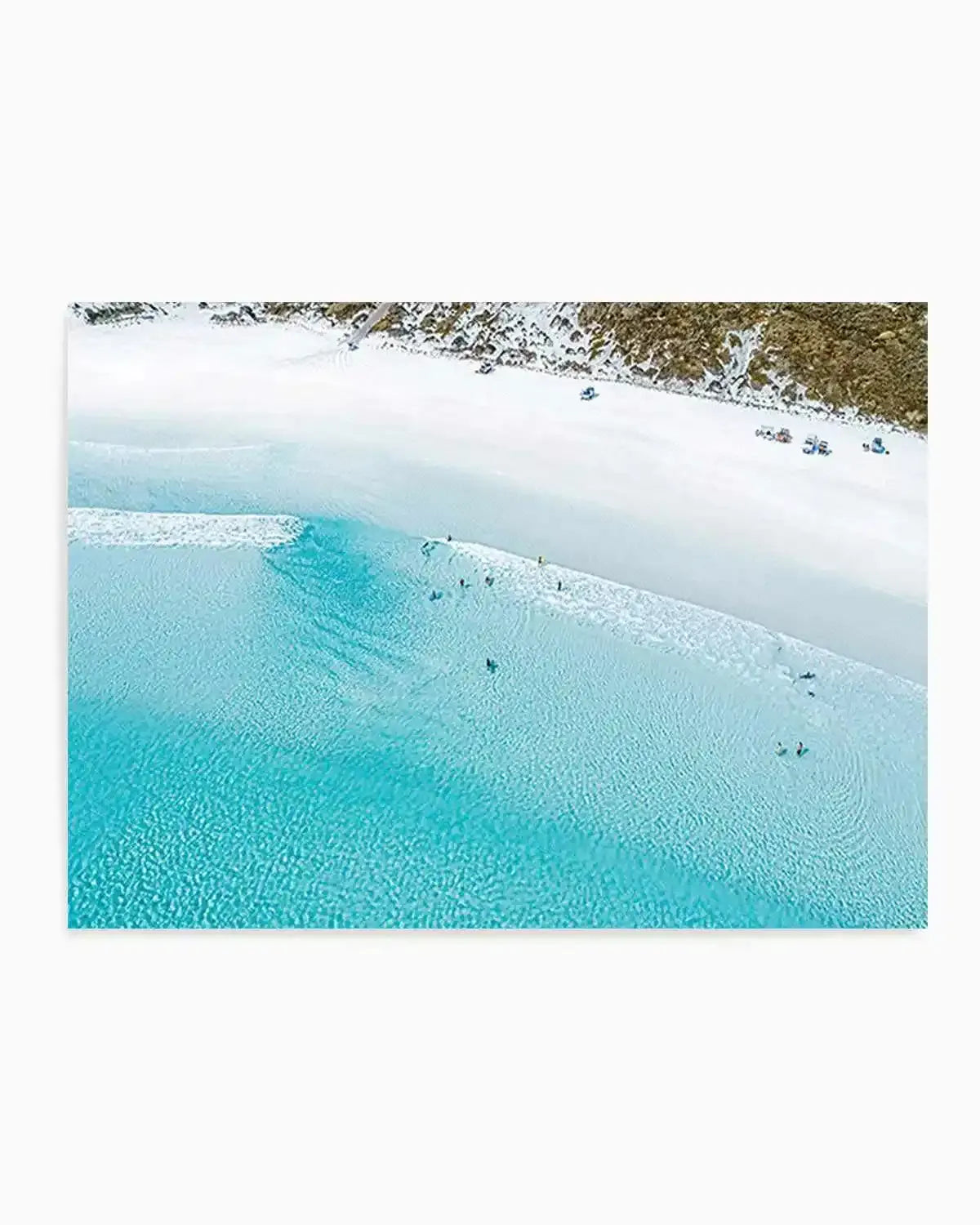 Summer Days Wharton Beach | Aerial Photo Wall Art Print from Olive et Oriel where you can shop wallpaper and artworks online