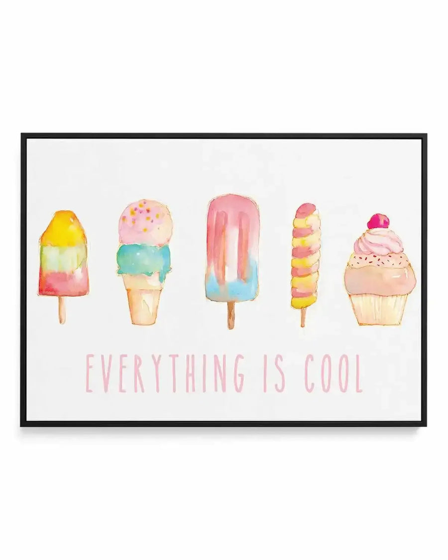 Summer Delight | Framed Canvas Art Print from Olive et Oriel where you can shop wallpaper and artworks online