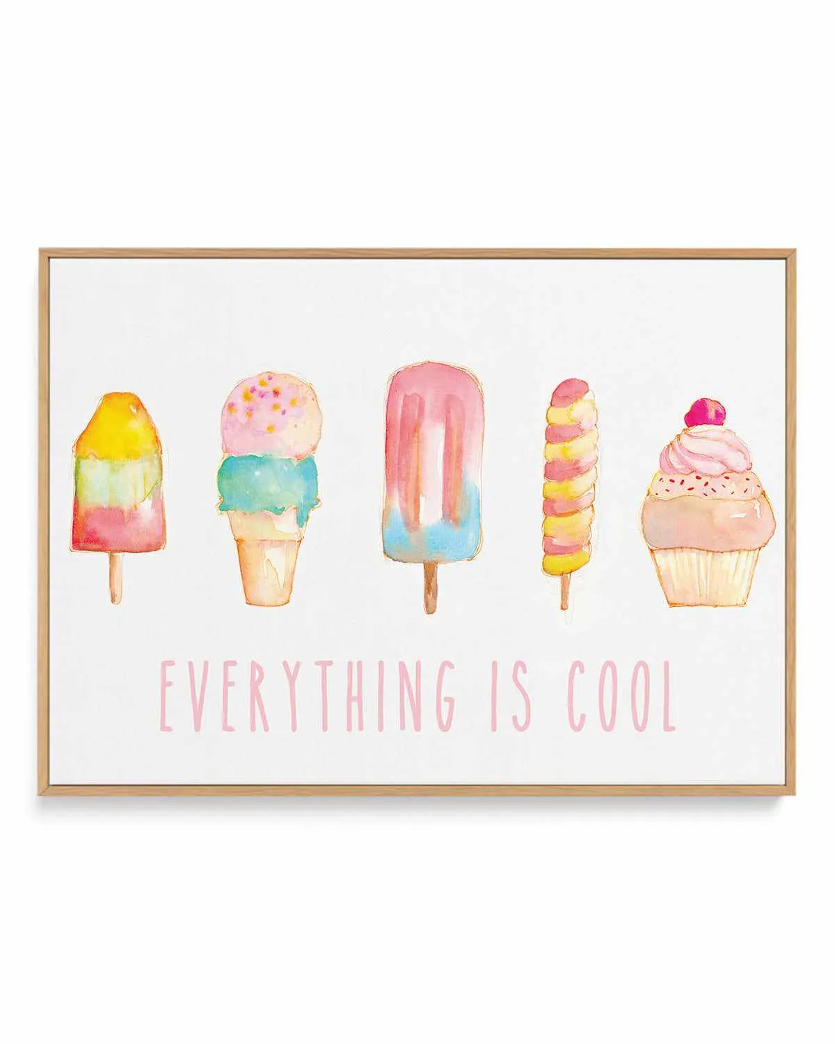 Summer Delight | Framed Canvas Art Print from Olive et Oriel where you can shop wallpaper and artworks online