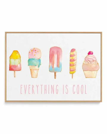 Summer Delight | Framed Canvas Art Print from Olive et Oriel where you can shop wallpaper and artworks online
