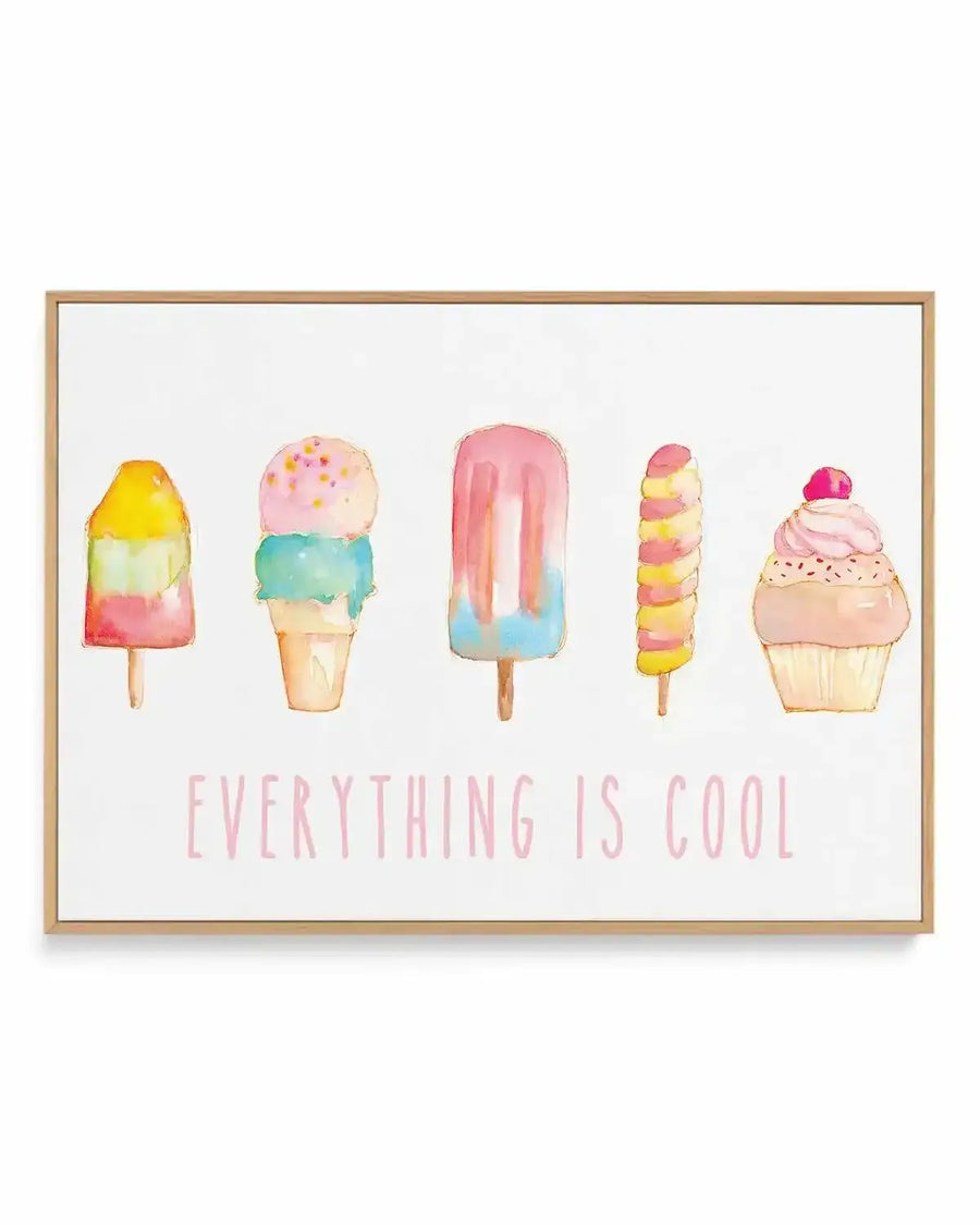 Summer Delight | Framed Canvas Art Print from Olive et Oriel where you can shop wallpaper and artworks online