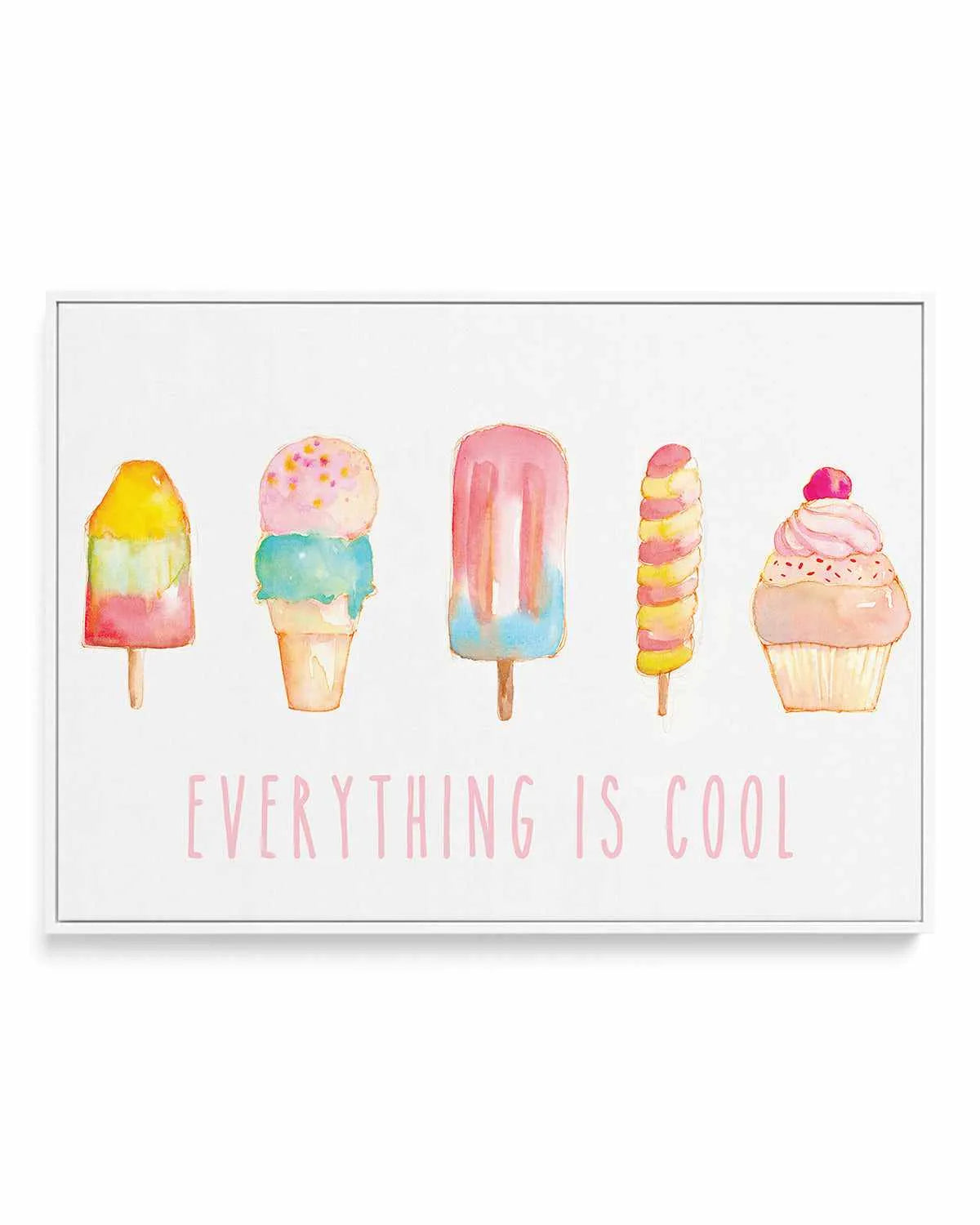 Summer Delight | Framed Canvas Art Print from Olive et Oriel where you can shop wallpaper and artworks online