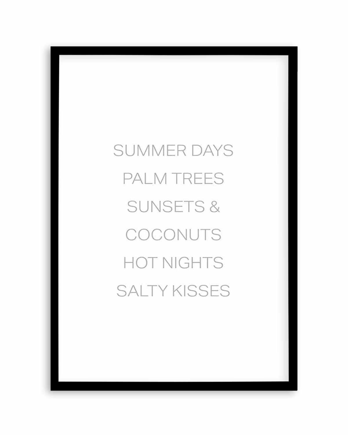 Summer Essentials Art Print