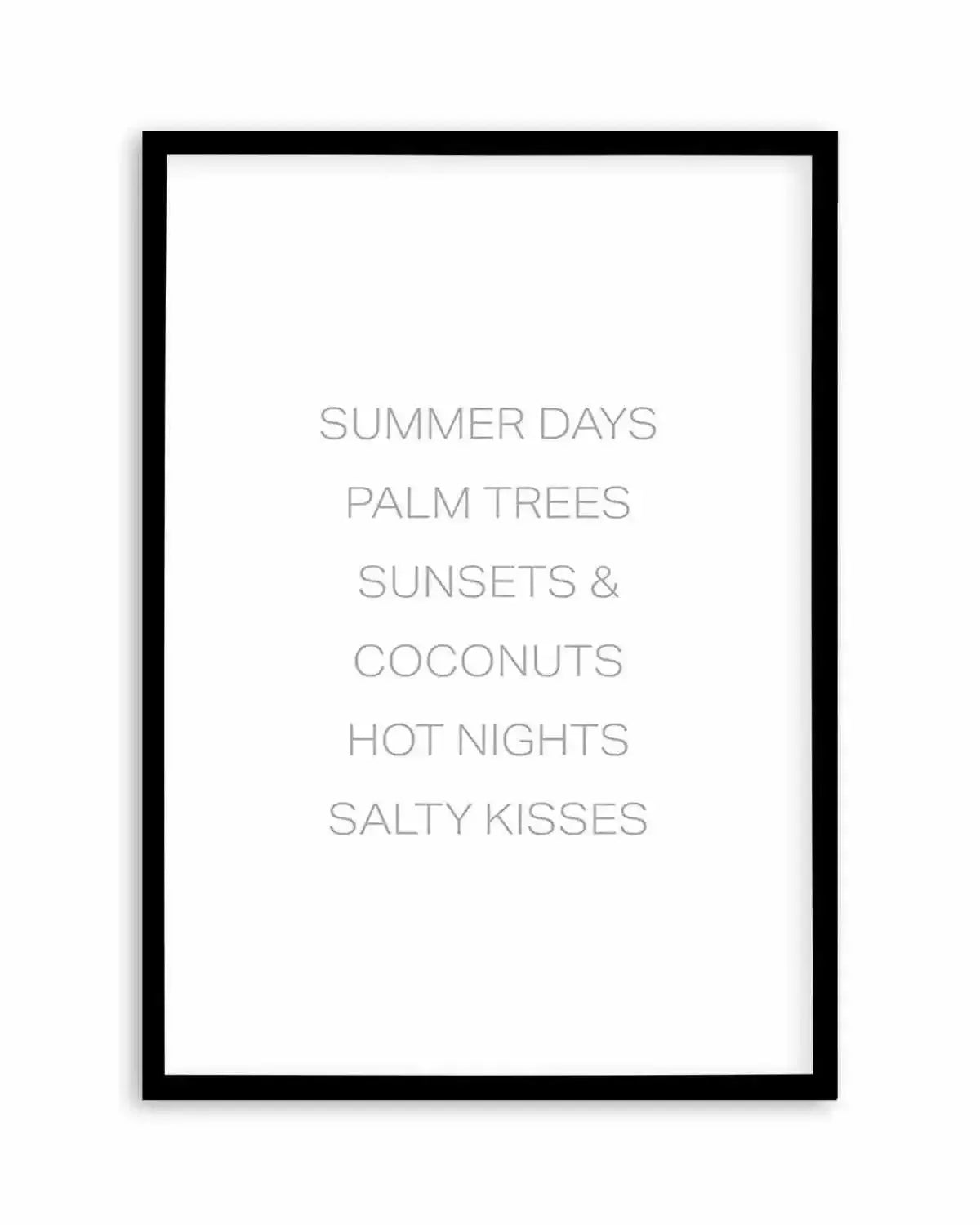 Summer Essentials Art Print from Olive et Oriel where you can shop wallpaper and artworks online