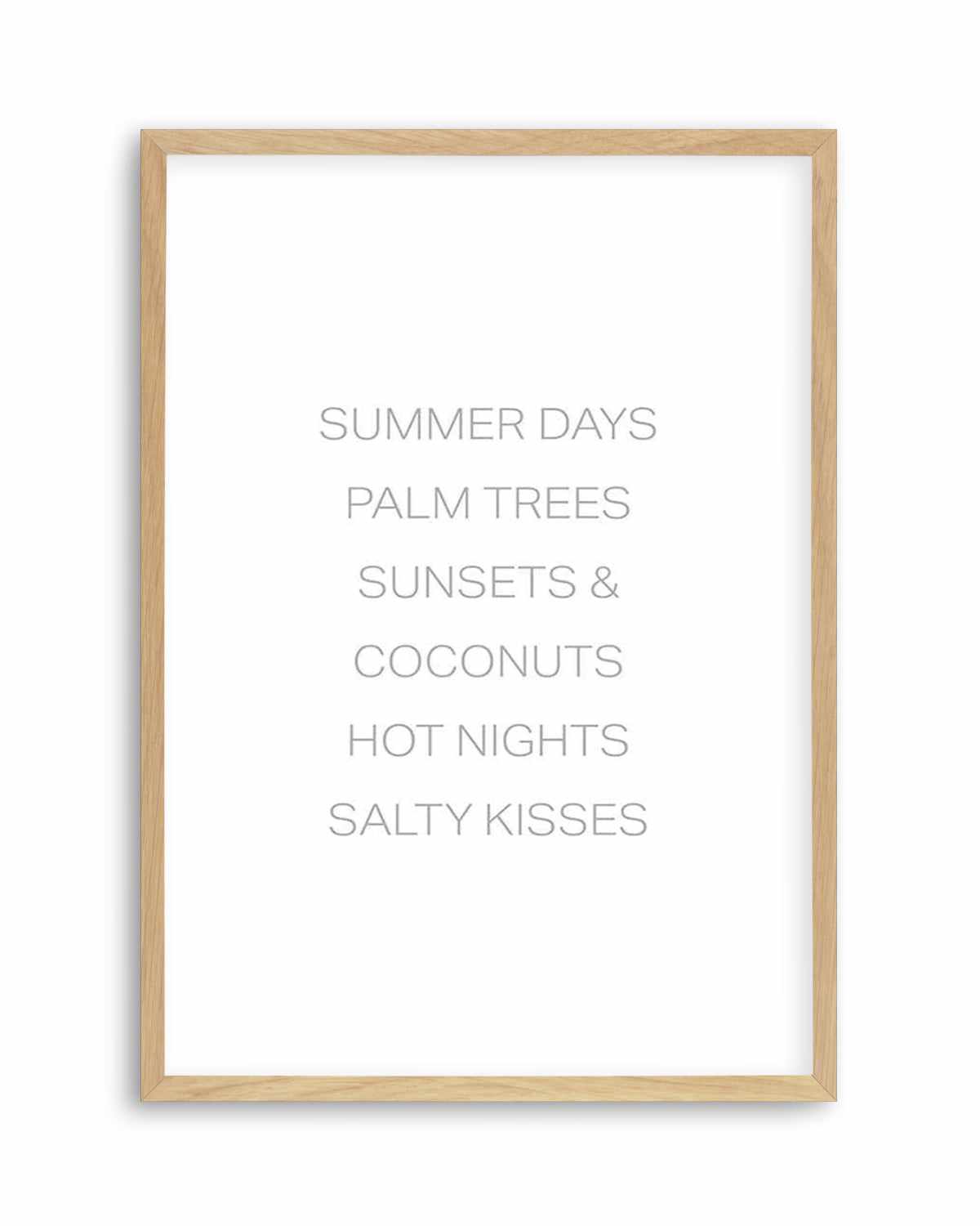 Summer Essentials Art Print